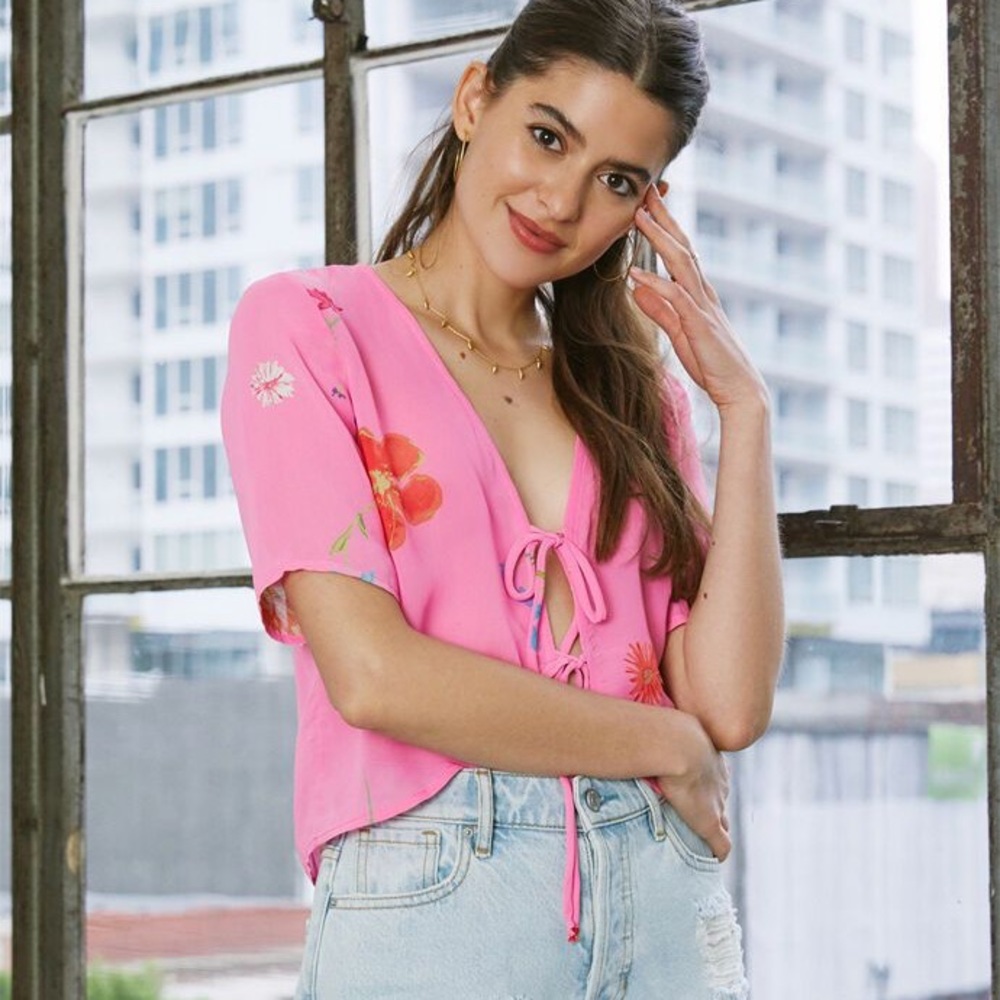 Pacsun Modern Renewal Double Tie Top